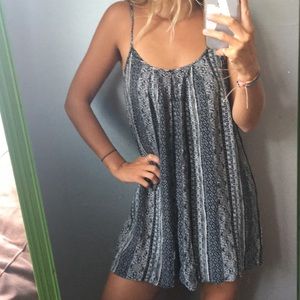 Blue tank dress